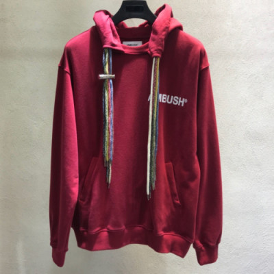 Ambush 2019 Mm/Wm Logo Cotton Hood Tee - 앰부시 남자 로고 코튼 후드티 Amb006x.Size(s - l).2컬러(레드/블랙)