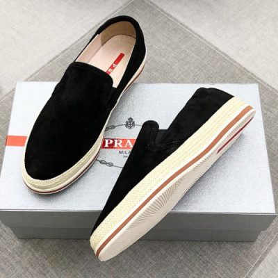 [매장판]Prada 2019 Mens Casual Suede Slip-on - 프라다 남성 캐쥬얼 스웨이드 슬립온 Pra0595x.Size(240 - 275).블랙