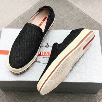 Prada 2019 Mens Casual Denim Slip-on - 프라다 남성 캐쥬얼 데님 슬립온 Pra0598x.Size(240 - 275).블랙