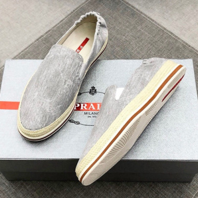 [클래식]Prada 2019 Mens Casual Denim Slip-on - 프라다 남성 캐쥬얼 데님 슬립온 Pra0599x.Size(240 - 275).그레이