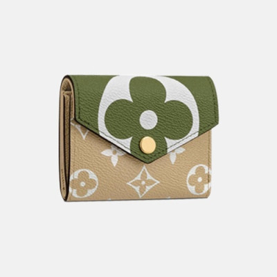 Louis Vuitton 2019 Ladies Monogram Zoe Wallet - 루이비통 여성용 모노그램 조에 월릿 LOUW0010.Size(9.5cm).그린+베이지