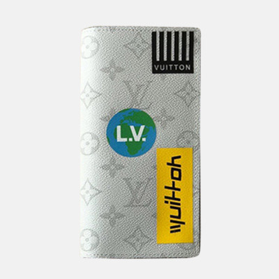 Louis Vuitton 2019 Brazza Wallet M67823 - 루이비통 남여공용 브라짜 월릿 LOUW0029.Size(19cm).화이트