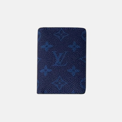 Louis Vuitton 2019 Monogram Pocket Organiser M30301 - 루이비통 남성용 모노그램 포켓 오거나이저 LOUW0046.Size(11cm).블루