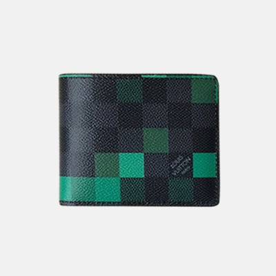 Louis Vuitton 2019 Slender Wallet N60182 - 루이비통 남성용 슬렌더 월릿 반지갑 LOUW0059.Size(11.5cm).그린