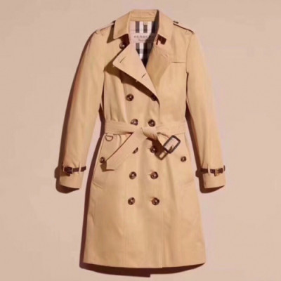 Burberry 2019 Womens Classic Heritage Trench Coat - 버버리 여성 클래식 트렌치 코트 Bur0765x.Size(s - 2xl).베이지