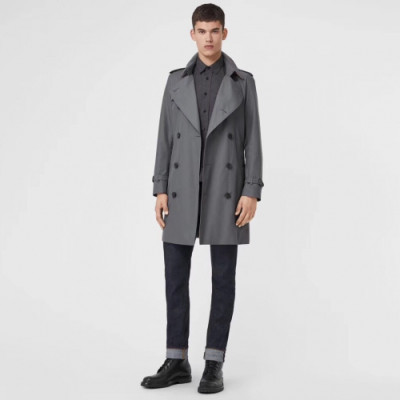 Burberry 2019 Mens Classic Trench Coat - 버버리 남성 클래식 트렌치 코트 Bur0771x.Size(s - 2xl).그레이