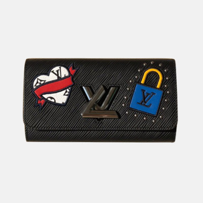 Louis Vuitton 2019 Twist Epi Wallet M63466 -  루이비통 트위스트 에삐 월릿 장지갑 LOUW0121.Size(19CM).블랙