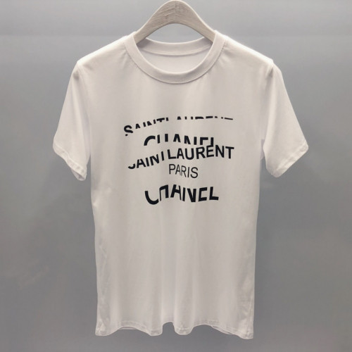 Chanel 2019 Mens Logo Printing Crew-neck Cotton Short Sleeved Tshirt - 샤넬 남성 로고 프린팅 크루넥 코튼 반팔티 Cnl0434x.Size(m - 3xl).화이트