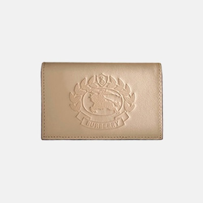 Burberry 2019 Leather Wallet - 버버리 여성용 레더 반지갑 BURW0023.Size(13CM).연핑크