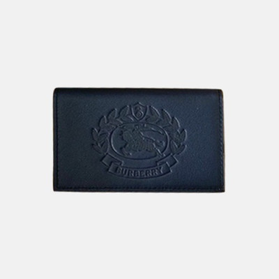 Burberry 2019 Leather Wallet - 버버리 여성용 레더 반지갑 BURW0024.Size(13CM).네이비