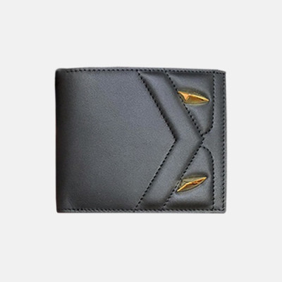 Fendi 2019 Bag Bugs Leather Wallet - 펜디 남여공용 백 버그 레더 반지갑 FENW0009.Size(11.5cm).블랙