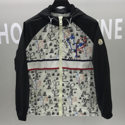 Moncler 2019 Mens Casual Windproof Jacket - 몽클레어 남성 캐쥬얼 바람막이 자켓 Moc0496x.Size(m - 3xl).블랙