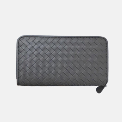 Bottega Veneta 2019 Zip Round Wallet - 보테가베네타 남여공용 지퍼 라운드 장지갑 6002-BVW0022,19cm.그레이