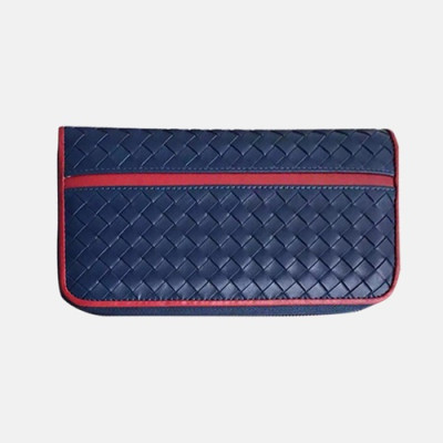 Bottega Veneta 2019 Zip Round Wallet - 보테가베네타 남여공용 지퍼 라운드 장지갑 114076-BVW0098,19cm.블루