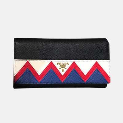 Prada 2019 Saffiano Wallet 1MH132 - 프라다 사피아노 여성용 장지갑 PRAW0027.19CM.블랙