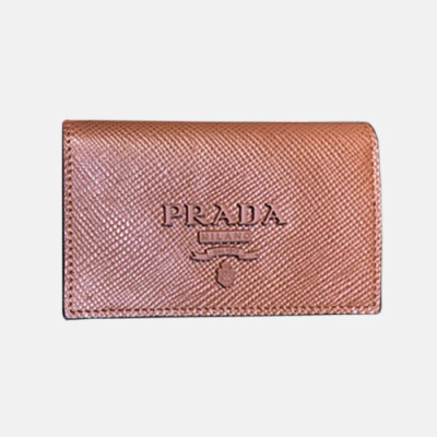 Prada 2019 Saffiano Card Holder 1MC122 - 프라다 사피아노 남여공용 카드 홀더 PRAW0041. 11CM.브라운