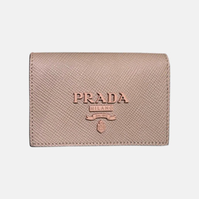 Prada 2019 Saffiano Card Holder 1MC122 - 프라다 사피아노 남여공용 카드 홀더 PRAW0044. 11CM.인디핑크