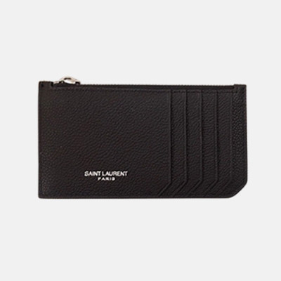 Saint Laurent 2019 Card Purse 346104 - 입생로랑 남여공용 카드 퍼스 SLW0008. 13CM.블랙