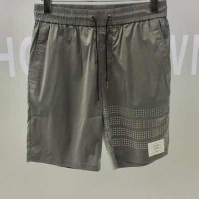 Thom Browne 2019 Mens Casual Logo Training Short Pants - 톰브라운 남성 캐쥬얼 로고 트레이닝 반바지 Tho0094x.Size(30 - 38).그레이