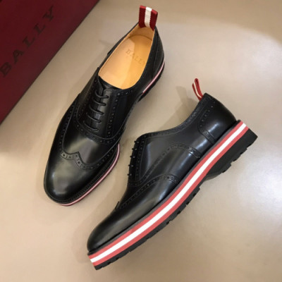 [매장판]Bally 2019 Mens Business Leather Oxford - 발리 남성 비지니스 레더 옥스퍼드 Bly0100x.Size(245 - 265).블랙