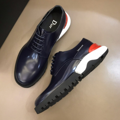 [매장판]Dior 2019 Mens Business Leather Oxford  - 디올 남성 비지니스 레더 옥스퍼드 Dio0278x.Size (240 - 270).네이비