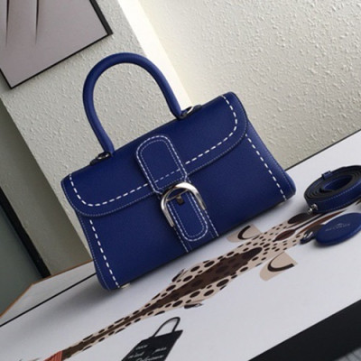 Delvaux 2019 Leather Tote Shoulder Bag,28s CM - 델보 2019 레더 토트 숄더백,DVB0115.28s CM,다크블루