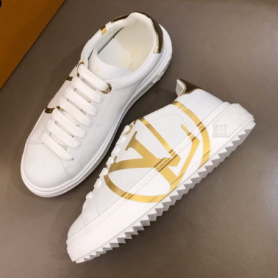 Louis Vuitton 2019 Womens Initial Logo Lambskin Sneakers  - 루이비통 여성 이니셜 로고 램스킨 스니커즈 Lou01082x.Size(225 - 245).골드