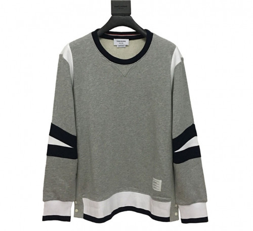 Thom Browne 2019 Mm/Wm Cotton Man-to-man - 톰브라운 남자 코튼 맨투맨 Tho0122x.Size(s - 3xl).그레이