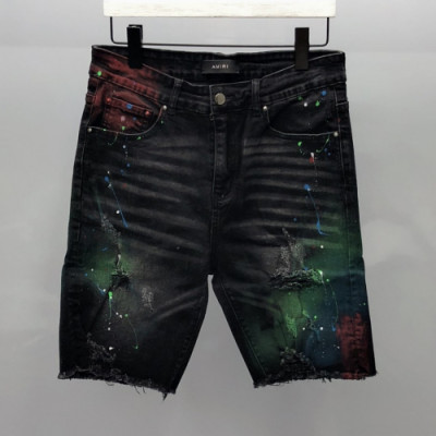 Armani 2019 Mens Casual Denim Half Pants - 알마니 남성 캐쥬얼 데님 반바지 Arm0218x.Size(28 - 36).블랙