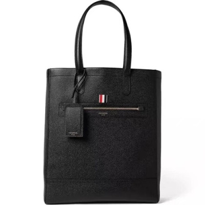 Thom Browne 2019 Leather Mens Business ,38cm - 톰브라운 2019 남성용 레더 서류가방 THOB0028,38cm,블랙