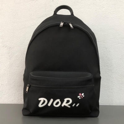 Dior x Kaws 2019 Canvas Back Pack ,42CM - 디올x카우스 2019 캔버스 남여공용 백팩,DIOB0115,42CM,블랙