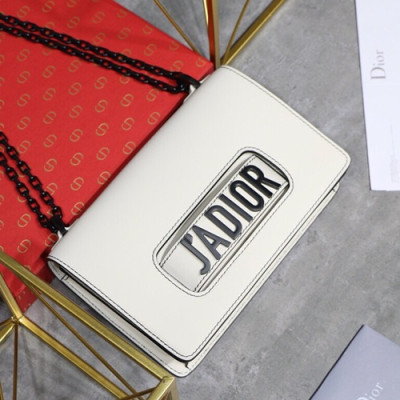 Dior 2019 J'adior Leather Chain Shoulder Bag ,18/25CM - 디올 2019 자디올 레더 여성용 체인 숄더백,DIOB0146,18/25CM,화이트