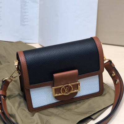 Louis Vuitton Dauphine Shoulder Bag,20/25cm - 루이비통 다프네 여성용 숄더백,M44391,LOUB1269 ,20/25cm,블랙+화이트