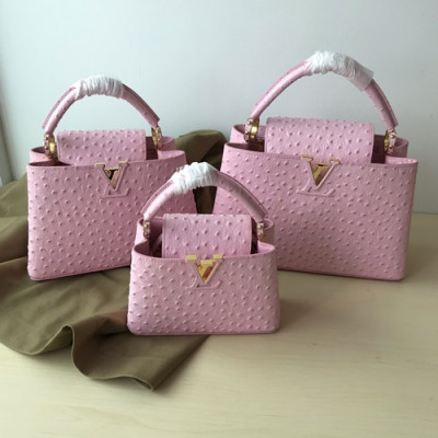 Louis Vuitton 2019 Capucines Leather Tote Shoulder Bag,21/27/31cm - 루이비통 2019 카푸신 레더 토트 숄더백  M95393,LOUB1300 ,21/27/31cm,핑크