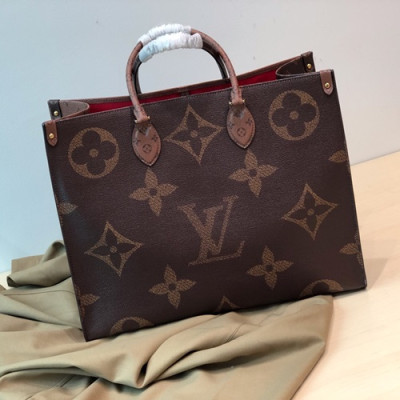 Louis Vuitton 2019 Onthego Tote Shopper Bag,41cm - 루이비통 2019 온더고 토트 쇼퍼백 M44570,LOUB1315 ,41cm,브라운