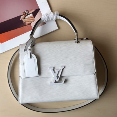 Louis Vuitton 2019 Grenelle Epi Tote Shoulder Bag,26cm - 루이비통 2019 그르넬 에삐 토트 숄더백 M53834,LOUB1334,26cm,화이트