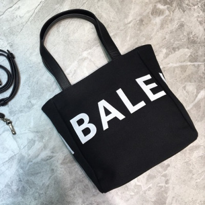 Balenciaga 2019 Canvas Tote Shoulder Shopper Bag,23CM - 발렌시아가 2019 캔버스 남여공용 토트 숄더 쇼퍼백,BGB0292,23CM,블랙