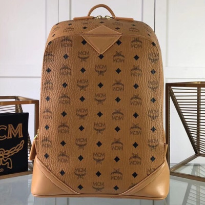 MCM 2019 Duke Nappa Back Pack,42cm - 엠씨엠 2019 듀크 나파 남성용 백팩 MCMB0163, 42cm,브라운