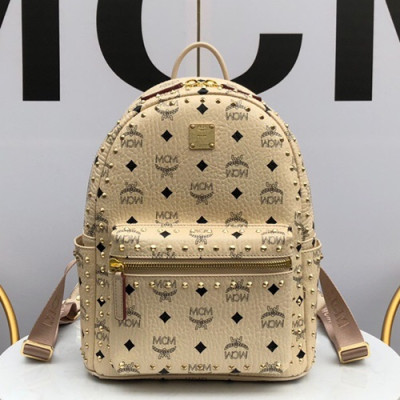 MCM 2019 Visetos Back Pack,17/21/26cm - 엠씨엠 2019 비세토스 남여공용 백팩 MCMB0181, 17/21/26cm,베이지