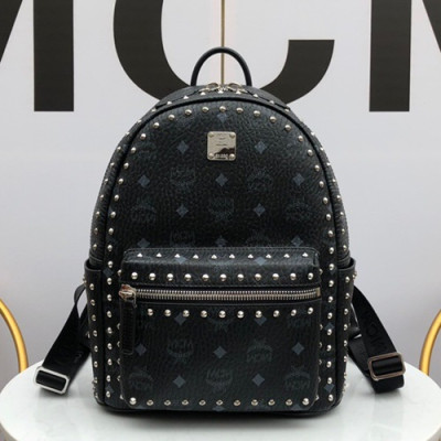 MCM 2019 Visetos Back Pack,17/21/26cm - 엠씨엠 2019 비세토스 남여공용 백팩 MCMB0183, 17/21/26cm,블랙