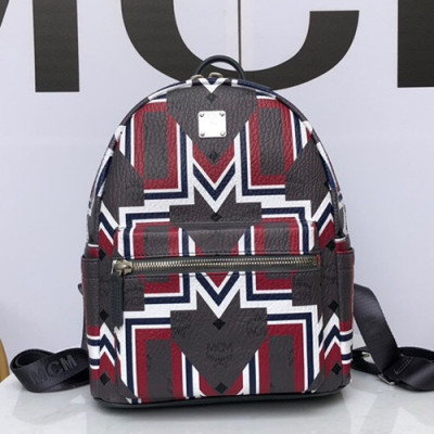 MCM 2019 Visetos Back Pack,26/34cm - 엠씨엠 2019 비세토스 남여공용 백팩 MCMB0190, 26/34cm,그레이