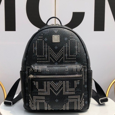 MCM 2019 Visetos Back Pack,26/34cm - 엠씨엠 2019 비세토스 남여공용 백팩 MCMB0204, 26/34cm,블랙