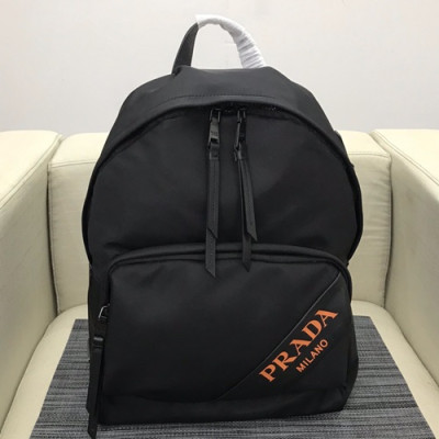 Prada 2019 Nylon Back Pack ,38CM - 프라다 2019 나일론 남여공용 백팩 PRAB0040,38CM,블랙