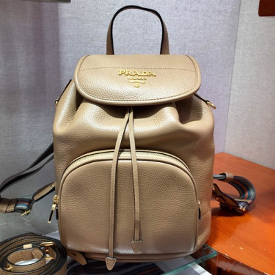 Prada 2019 Leather Back Pack,31CM - 프라다 2019 비텔로 다이노 레더 여성용 백팩 1BZ035-1,31CM,베이지