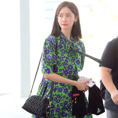 MiuMiu 2019 Shoulder Cross Bag,24cm - 미우미우 2019 숄더 크로스백,5BH092, MIUB0113  , 24cm,블랙 - 윤아