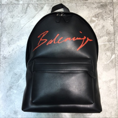 [매장판]Balenciaga 2019 Leather Back Pack - 발렌시아가 2019 남여공용 레더 백팩,BGB0318,블랙