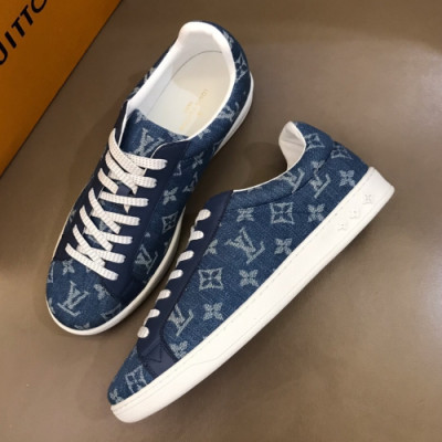 [매장판]Louis vuitton 2019 Mens Business Classic Monogram Sneakers  - 루이비통 남성 비지니스 클래식 모노그램 스니커즈 Lou01131x.Size(240 - 270).블루