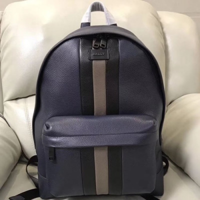 Bally 2019 Leather Back Pack,42cm  - 발리 2019 레더 남성용 백팩 BALB0024,42cm,네이비