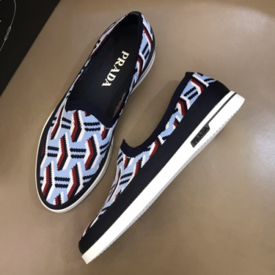 Prada 2019 Mens Business Casual Logo Slip-on - 프라다 남성 비지니스 캐쥬얼 로고 슬립온 Pra0646x.Size(240 - 270).스카이블루