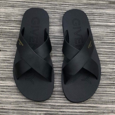 [여름추천템]Givenchy 2019 Mens Logo Slipper - 지방시 남성 로고 슬리퍼 Giv0166x.Size(240 - 275).블랙